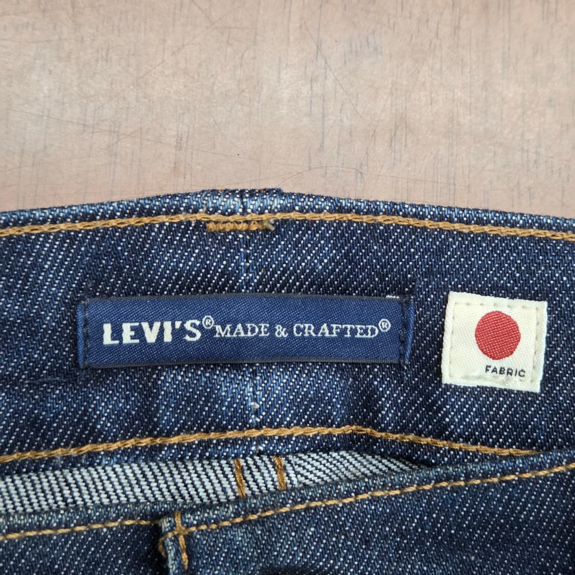 리바이스 502 빅E 메이드 앤 크래프티드 데님팬츠32/32 상품이미지5