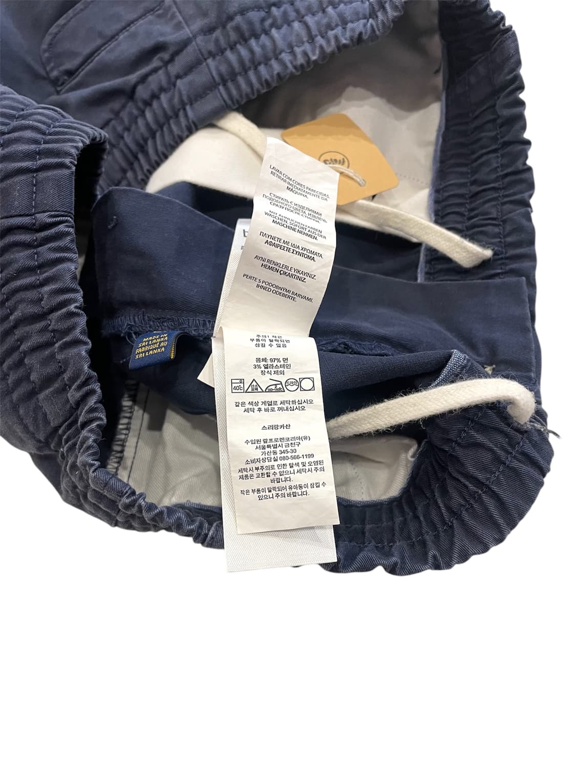 폴로 랄프로렌 네이비 코튼 반바지 상품이미지6