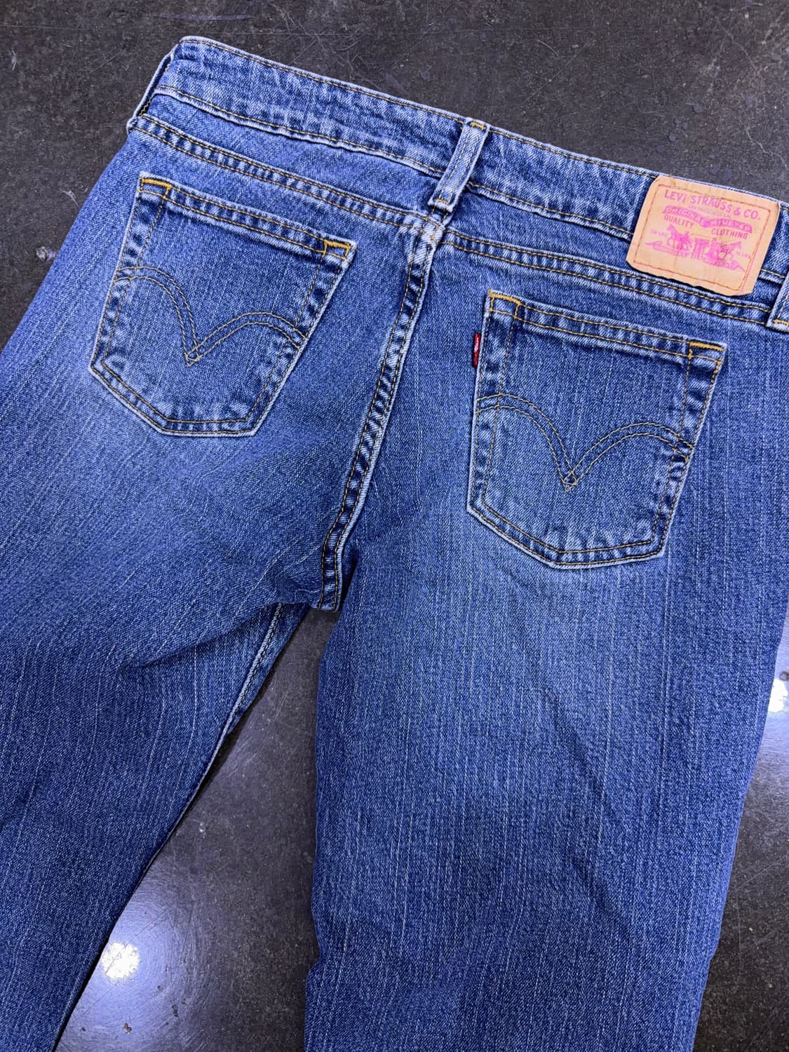 리바이스 545 00's 멕시코 로우 부츠컷 플레어 데님팬츠 6M 상품이미지5