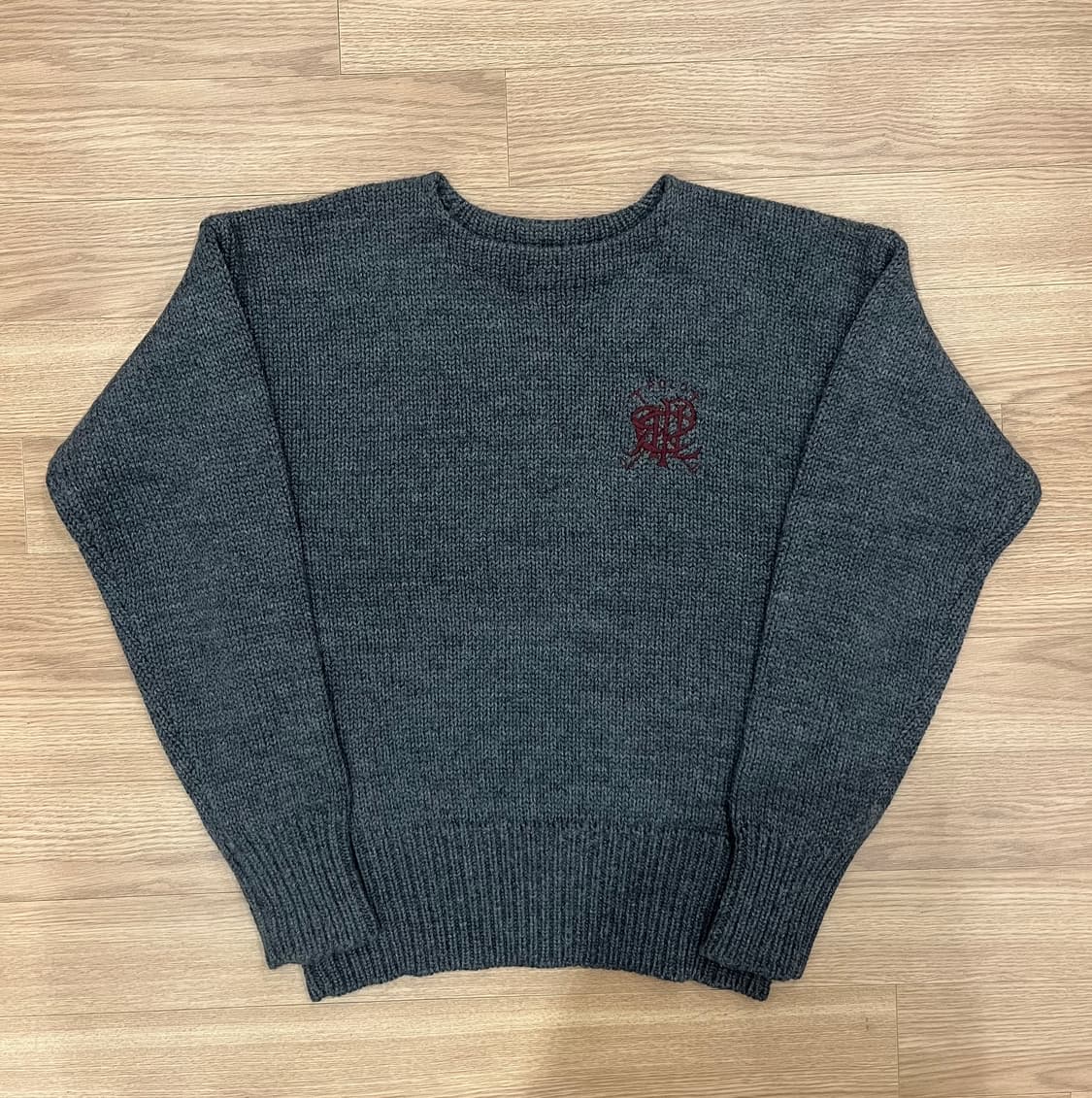 빈티지 폴로 울 니트 상품이미지2