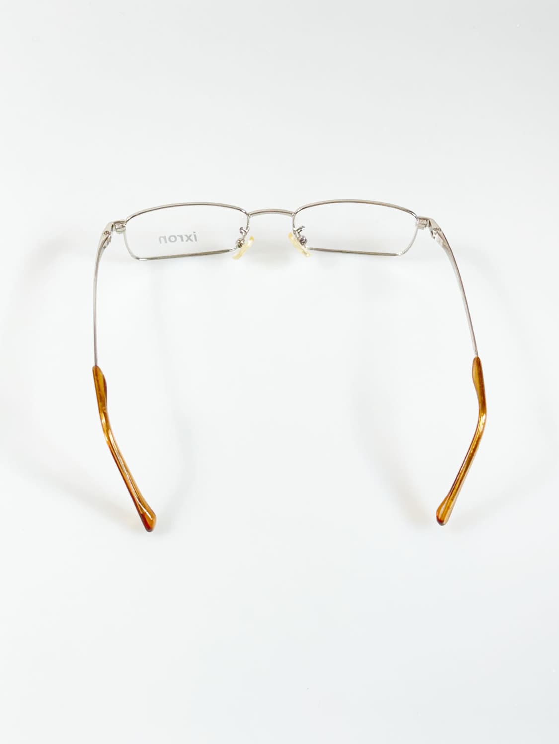 90s IXRON 실버 메탈 슬림 스퀘어 빈티지 안경 상품이미지5