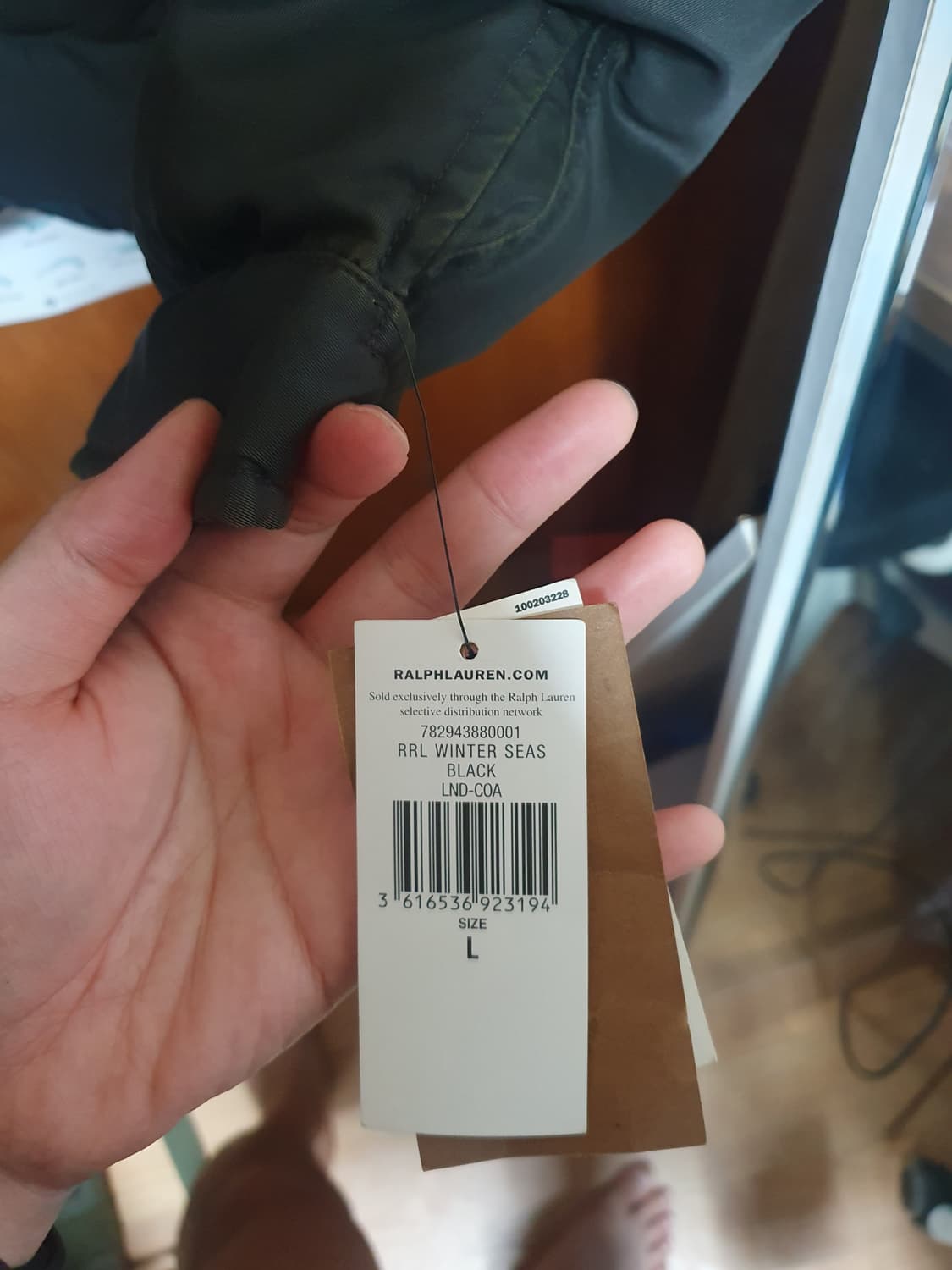 [L] rrl 더블알엘 시어링 카라 레더 요크 재킷 새제품 상품이미지7