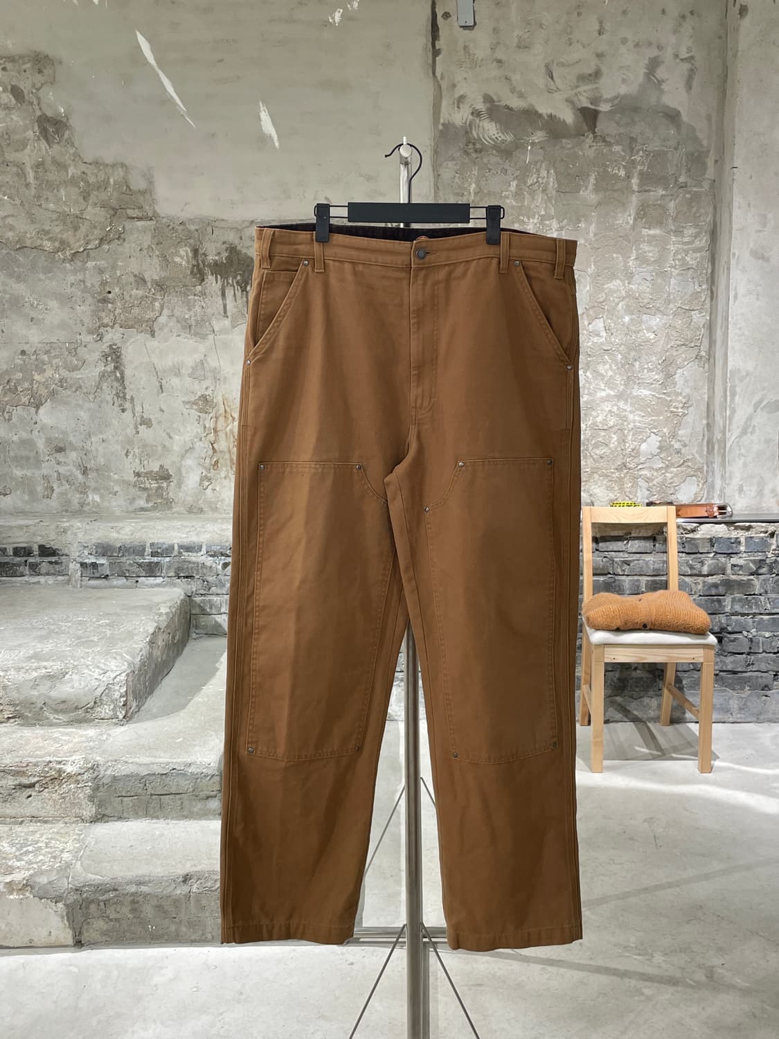 디키즈 브라운 덕 캔버스 유틸리티 팬츠 상품이미지1