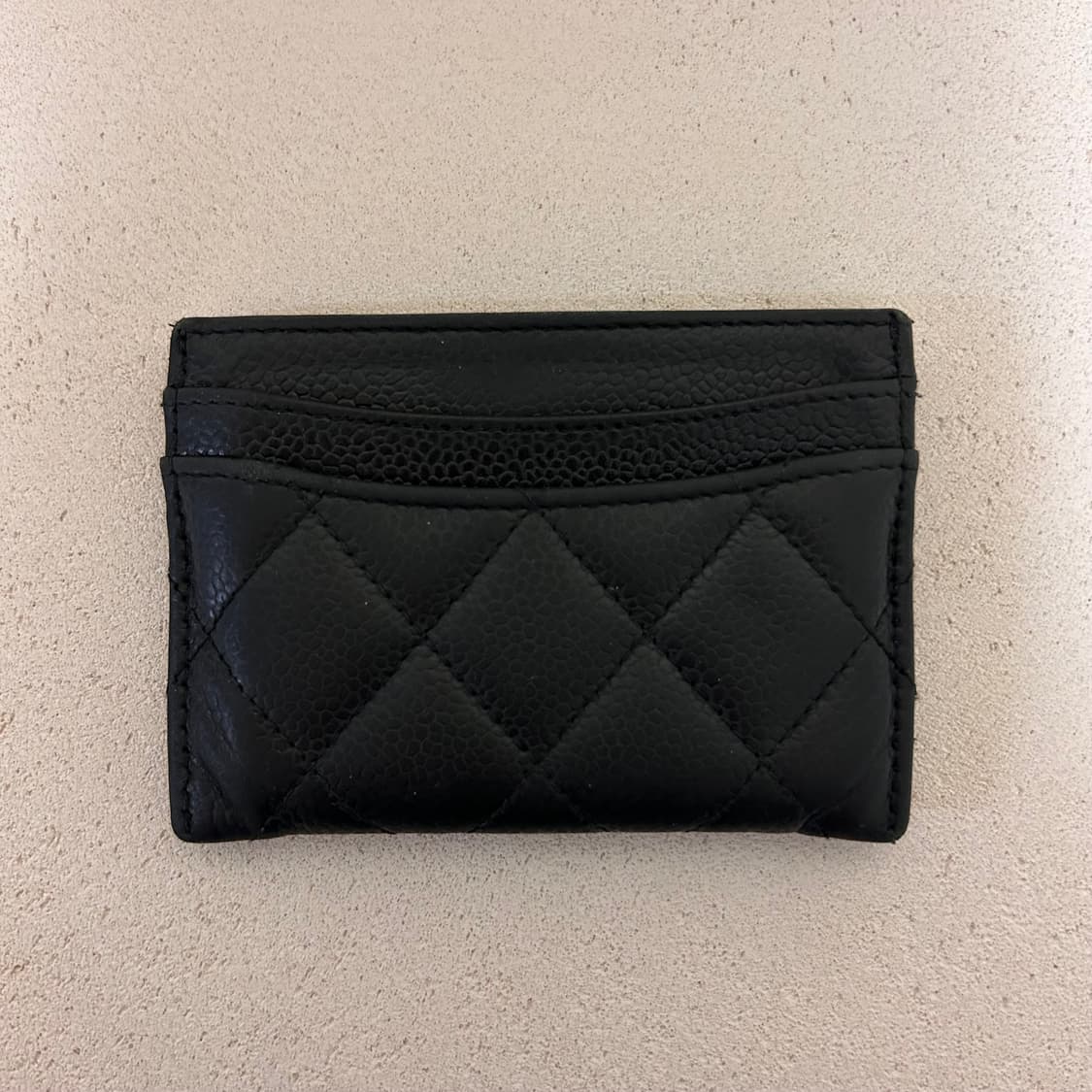 샤넬 캐비어 카드지갑 은장 블랙(풀박스/영수증포함) 상품이미지3