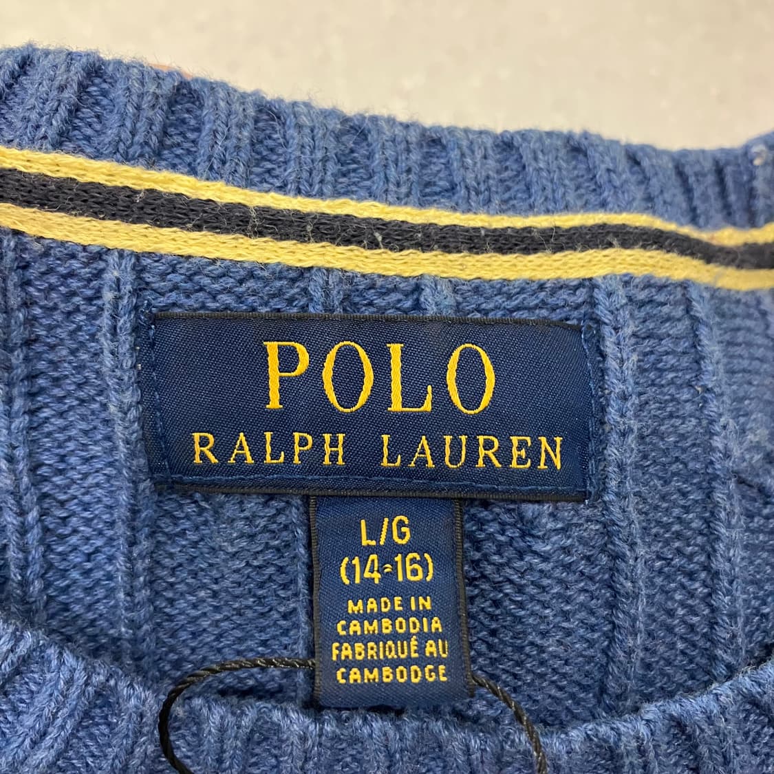 111 폴로 꽈배기 니트 상품이미지3