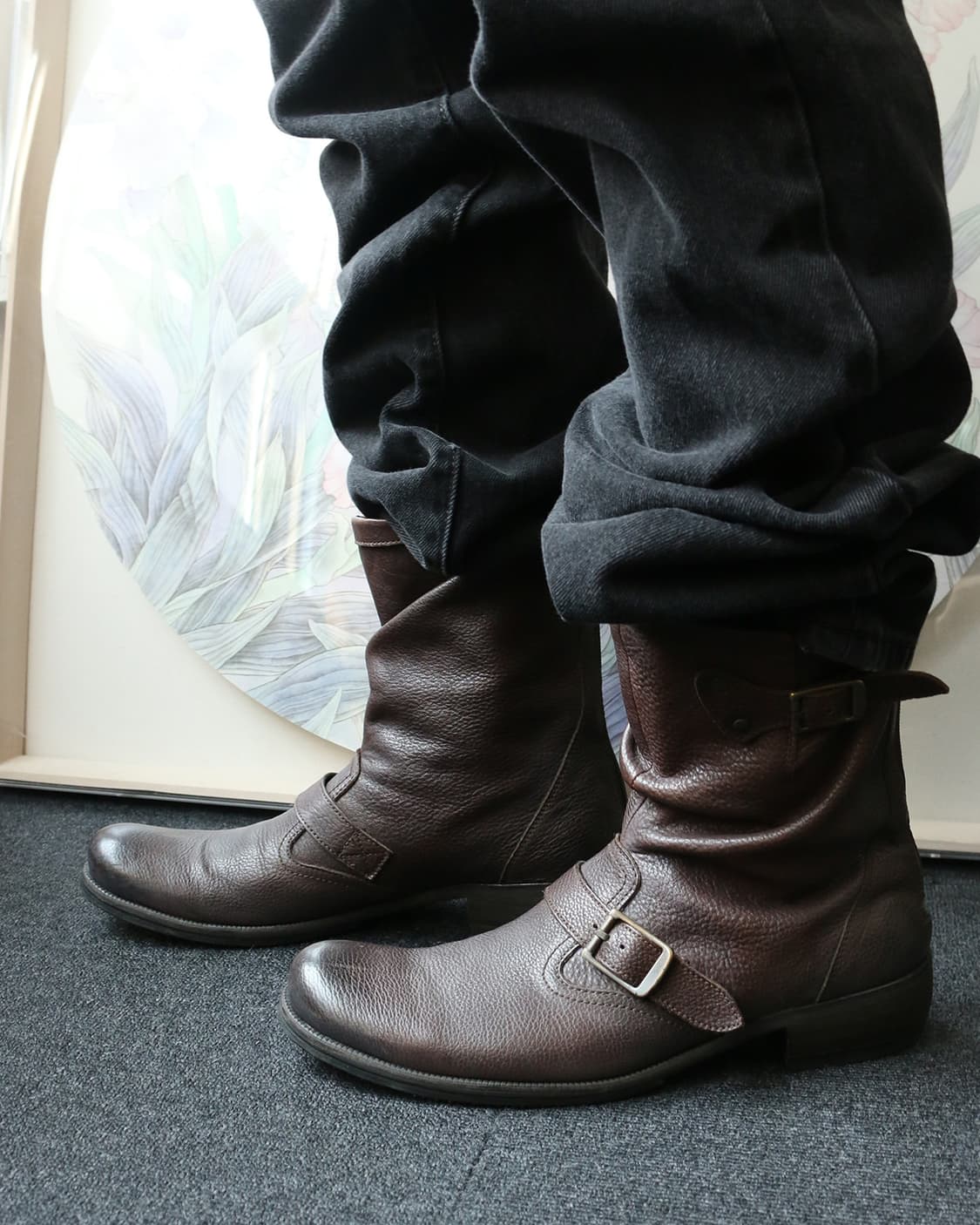 캐서린 햄넷 런던 브라운 엔지니어드 부츠 상품이미지3