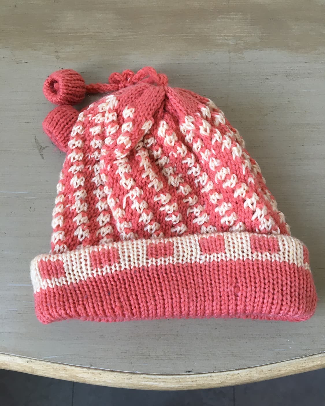  pom pattern knit beanie 상품이미지3