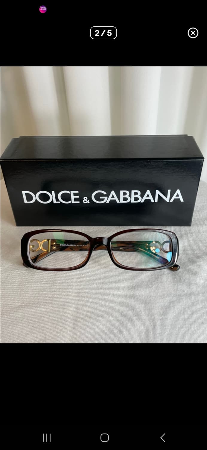 돌체앤가바나 스퀘어 안경 상품이미지2
