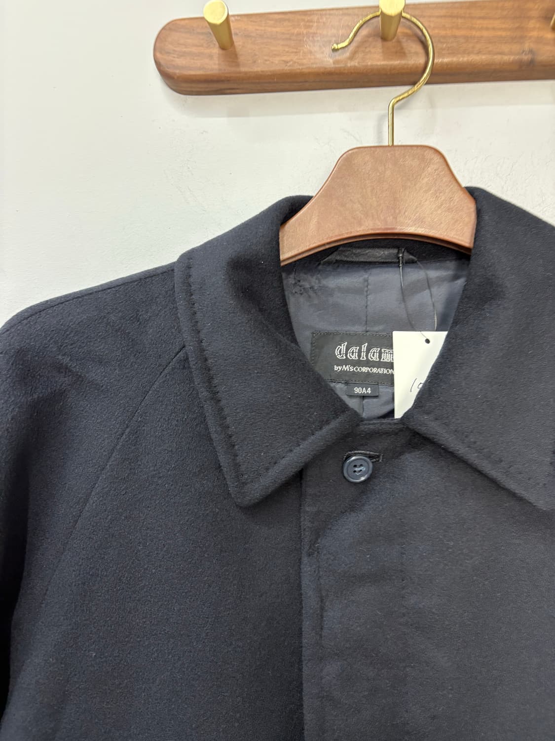 재팬 빈티지 블랙 싱글 코트 A2776 상품이미지3