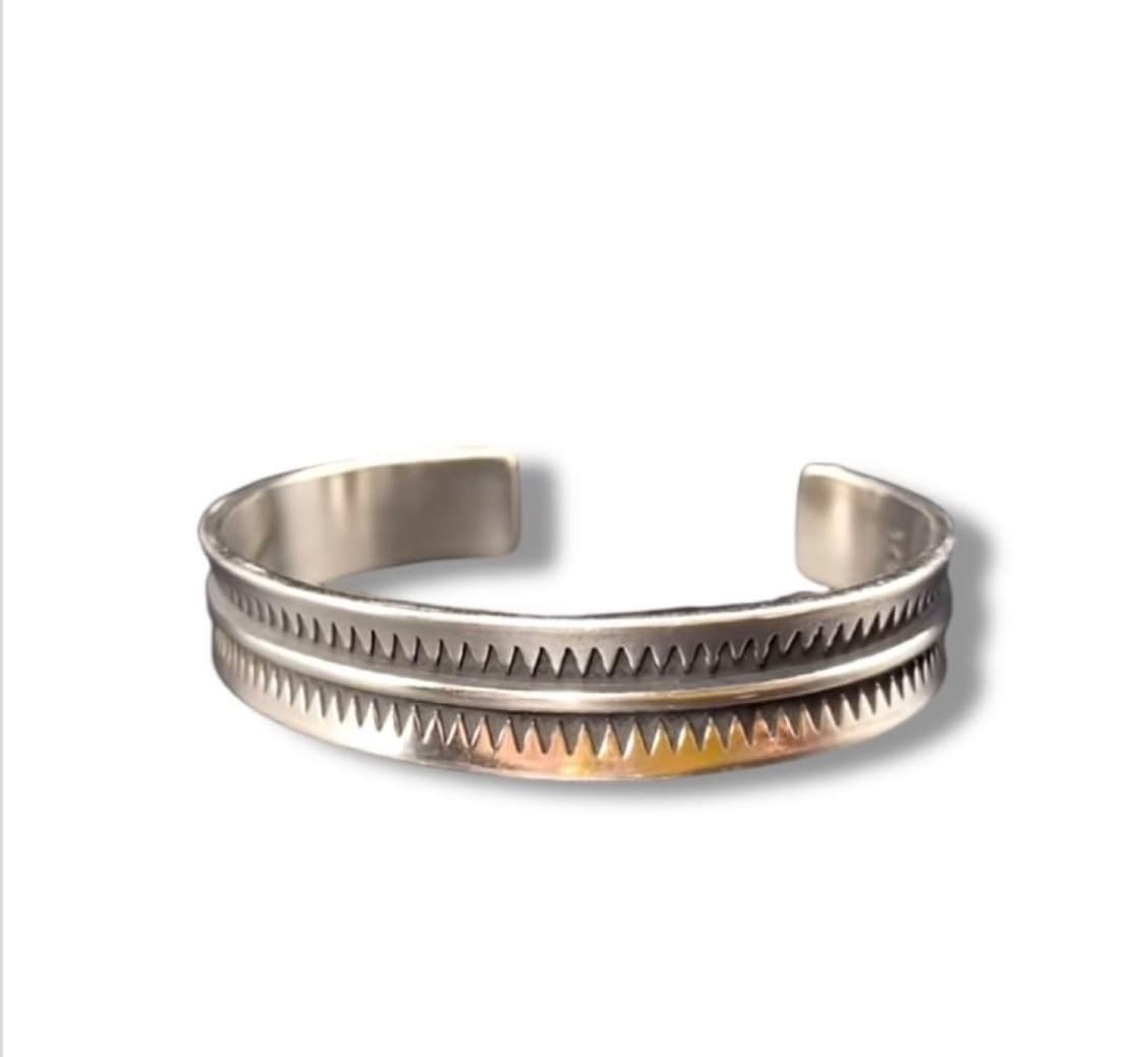 <새상품> UNDERCOVER 언더커버 GIZ패턴 실버 뱅글(팔찌) 상품이미지2