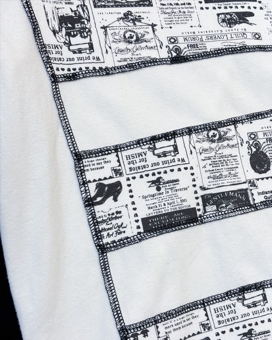 일본빈티지 절개 티셔츠 상품이미지2