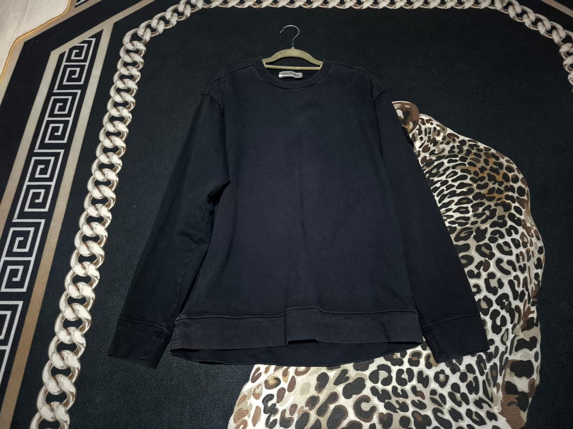 스톤아일랜드 와펜 맨투맨 블랙 L 정품 상품이미지1