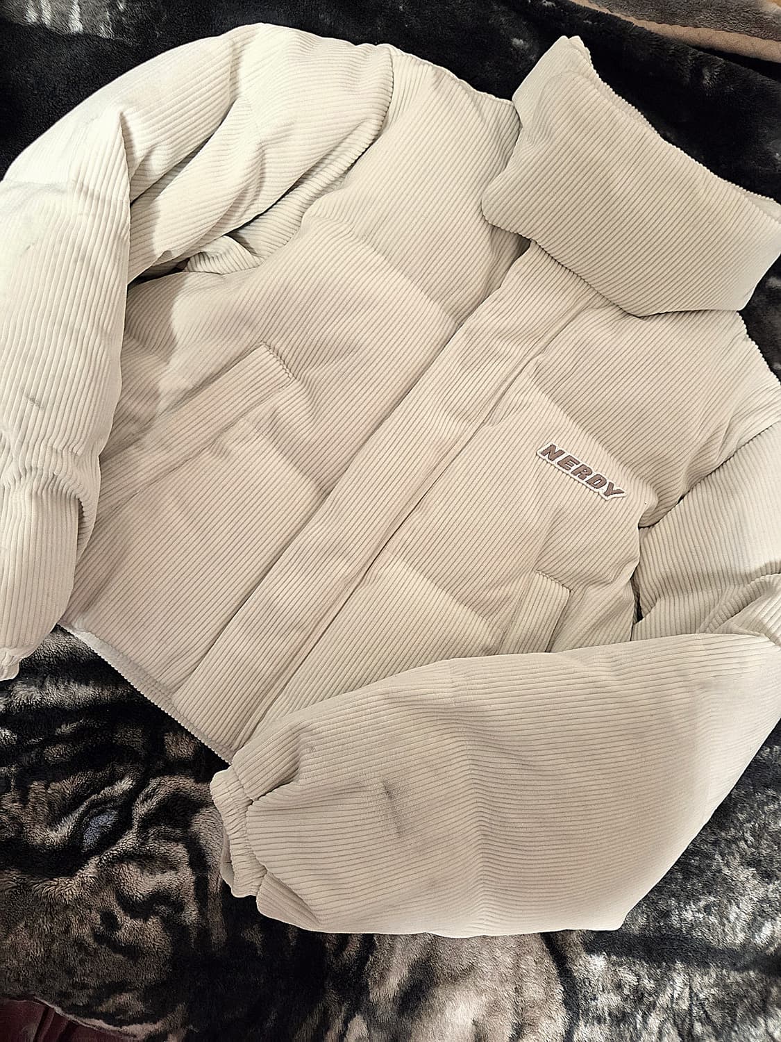 널디 코듀로이 패딩 (팔 이염) 상품이미지1