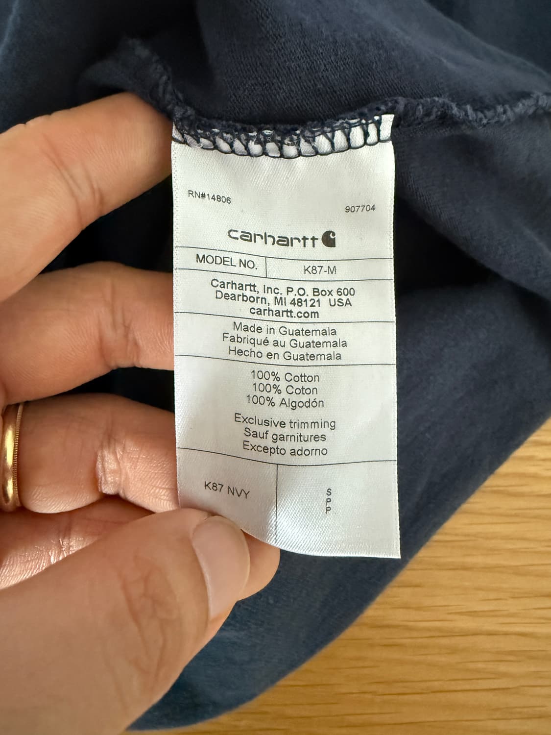칼하트(Carhartt) 포켓 반팔티셔츠 상품이미지6