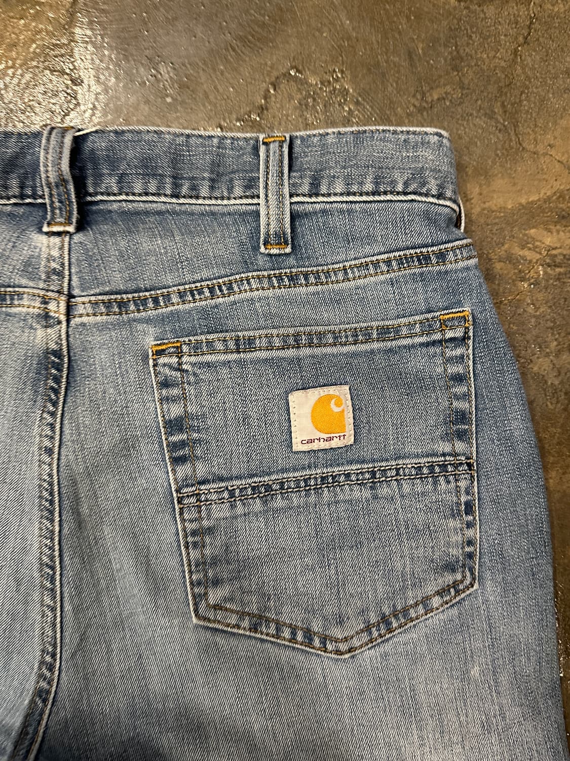 칼하트 러그드 플렉스 릴렉스드 핏 데님 팬츠 32x32 상품이미지7