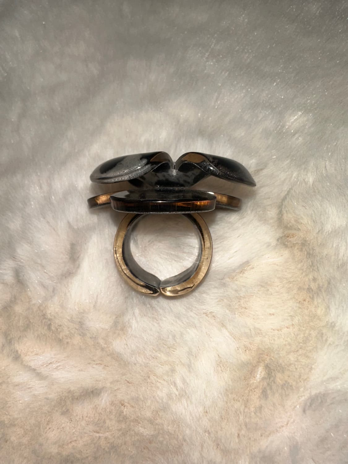 오리엔탈 고스펑크 갸루 호피 반지 상품이미지2