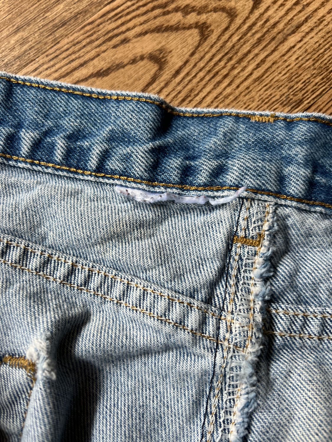 [36]칼하트 USA 미디엄블루 워크 데님 팬츠 상품이미지4