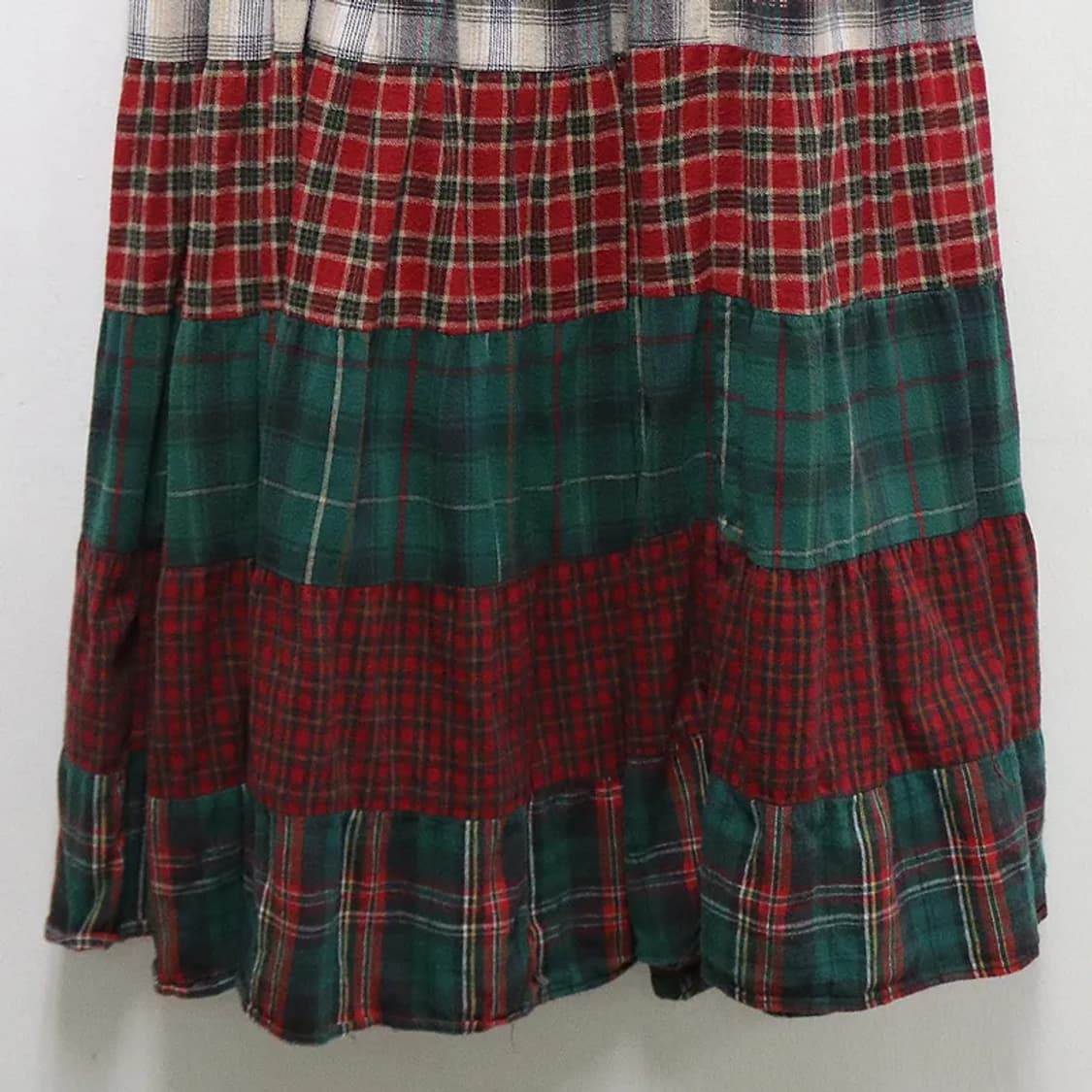 LUCIA  패치워크 캉캉 롱 스커트 60613 상품이미지6