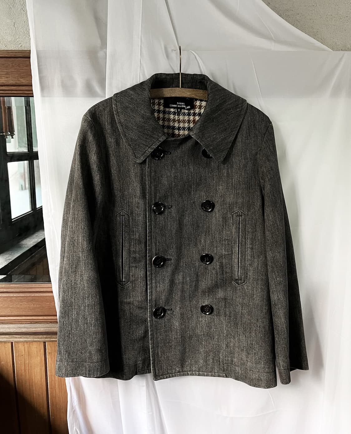 COMME DES GARCONS wool double short coat 상품이미지4