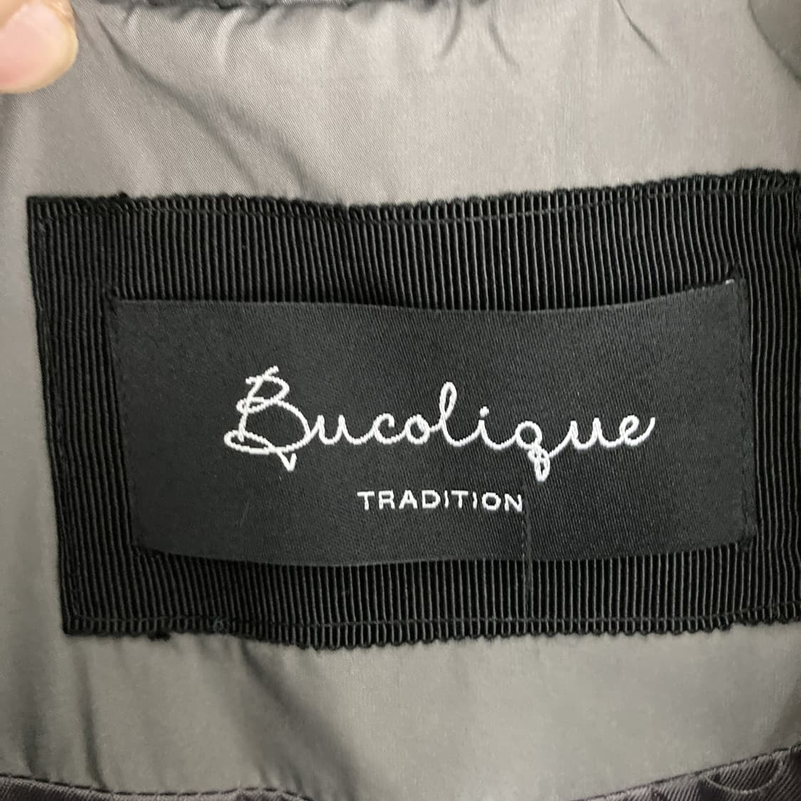 비꼴리끄 여성구스다운롱패딩 그레이 55 상품이미지4