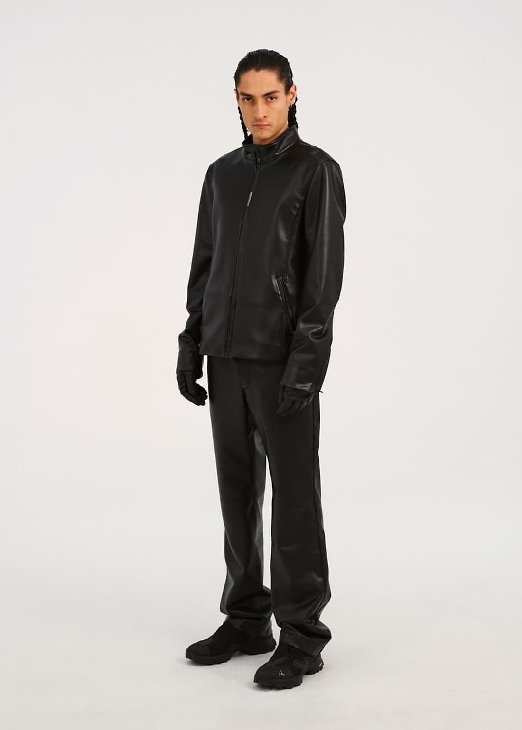 Heyinseo faux leather jacket 상품이미지1