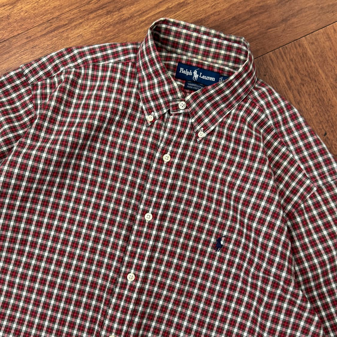 XL~2XL 폴로 랄프로렌 체크 반팔 셔츠  상품이미지2