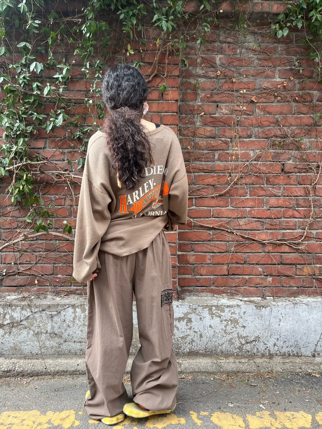 히피 에스닉 문양 와이드 벌룬 팬츠 상품이미지6