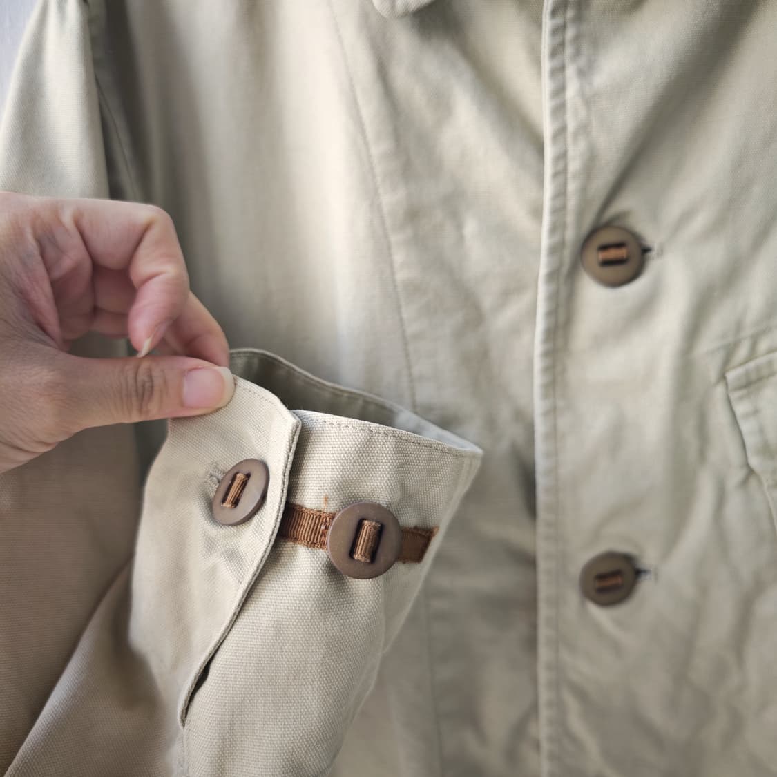 빔즈 Brilla Per il gusto 사파리 자켓 베이지 46사이즈 상품이미지5