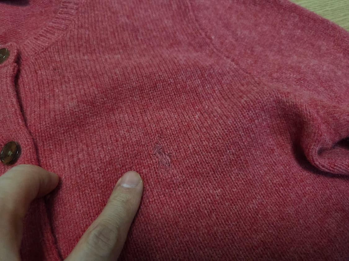 폴로 랄프로렌 포니 울 앙고라 크루넥 가디건 상품이미지7