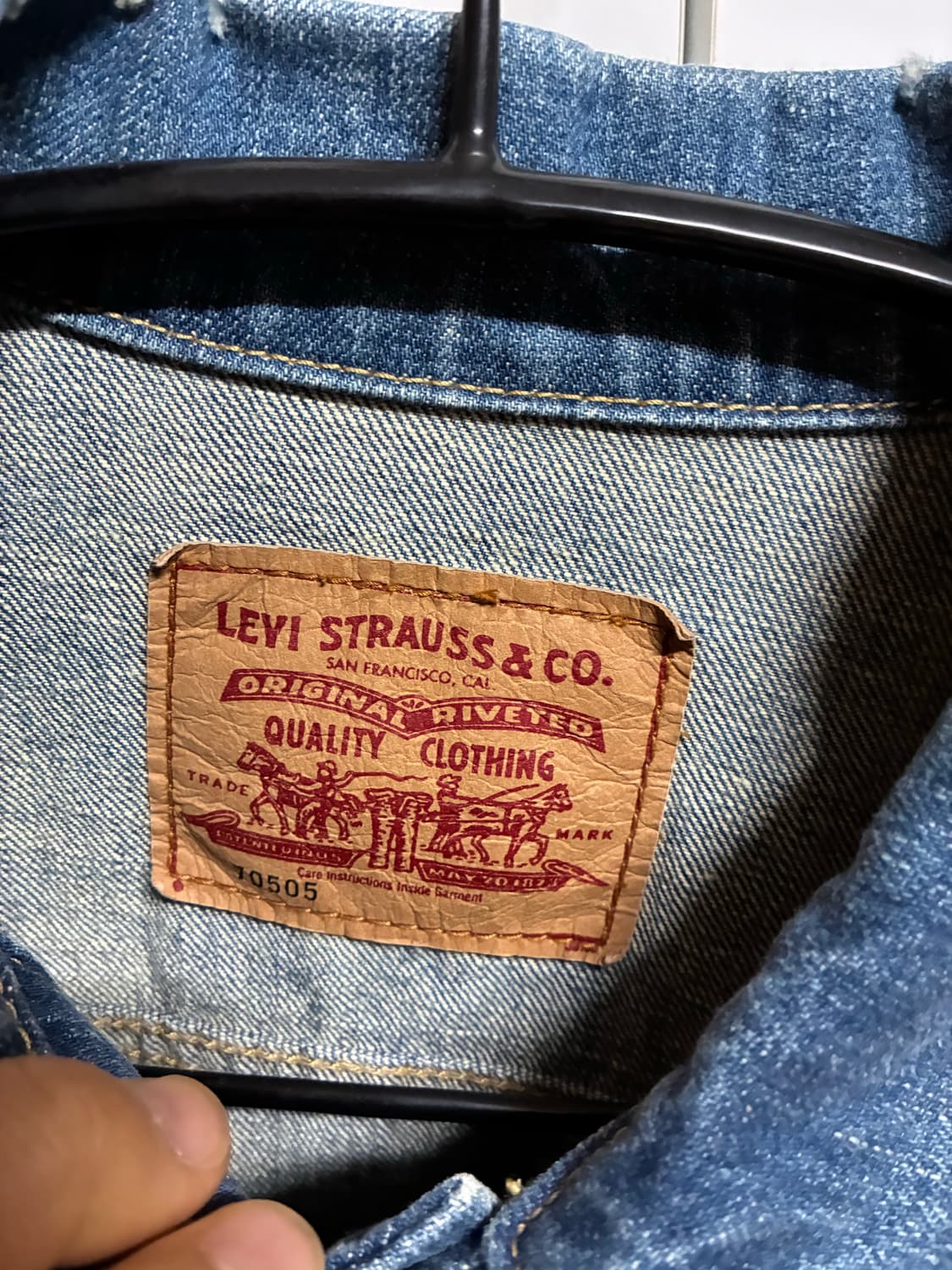 리바이스 데님 청자켓 L 상품이미지3