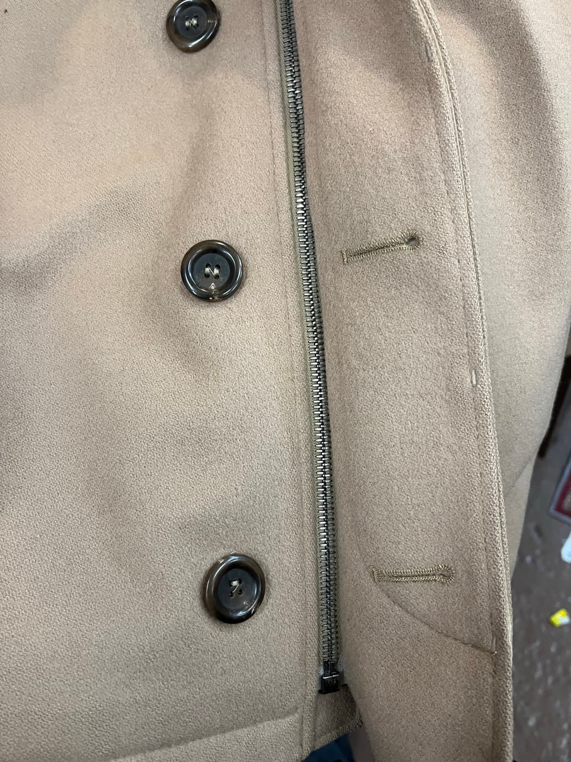 A.P.C 아페쎄 울 베이지 숏 코트 #csz735 상품이미지3