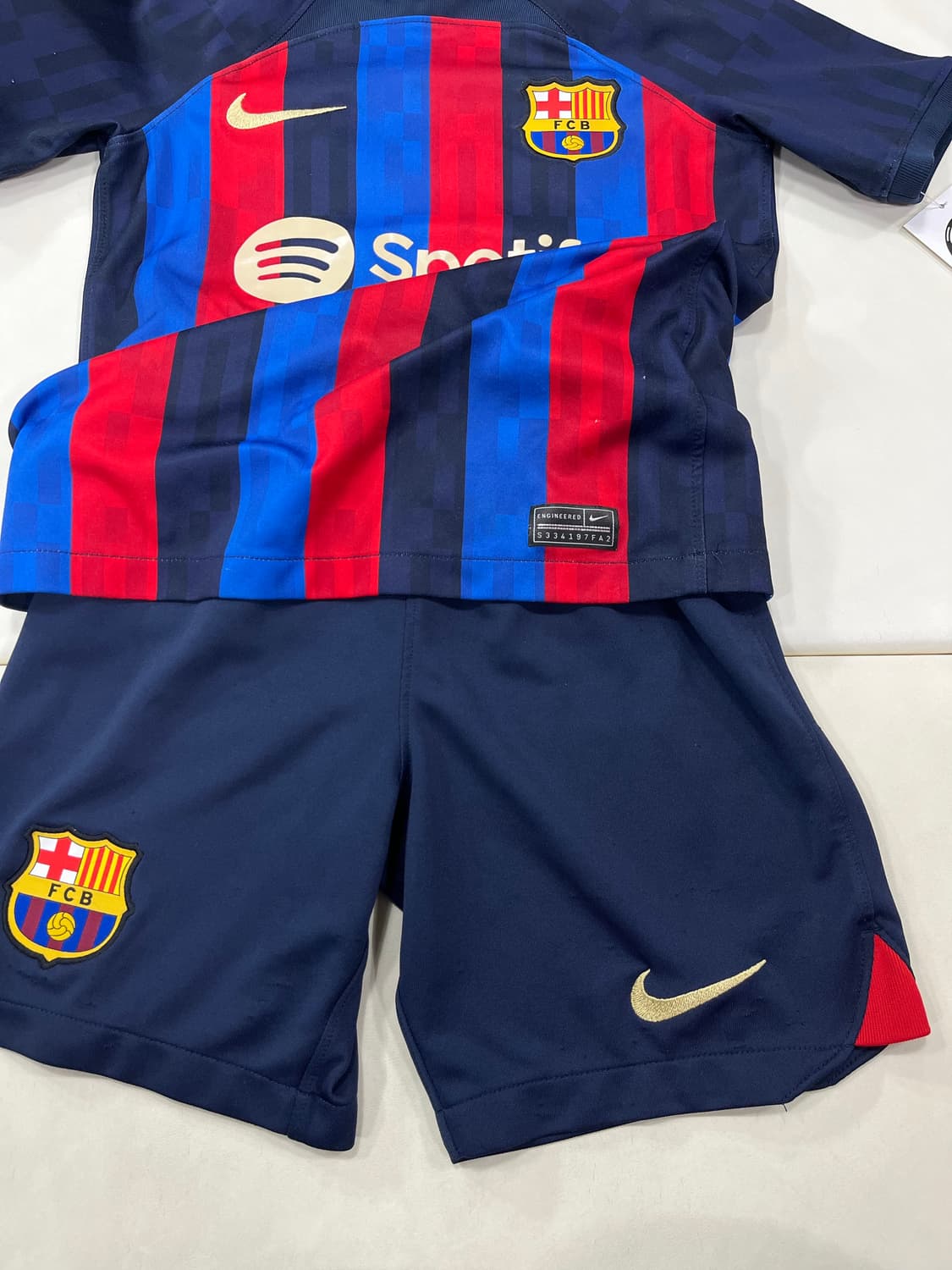 나이키 22-23 FC 바르셀로나 홈 로베르트 레반도프스키 (상하의세트) 상품이미지7