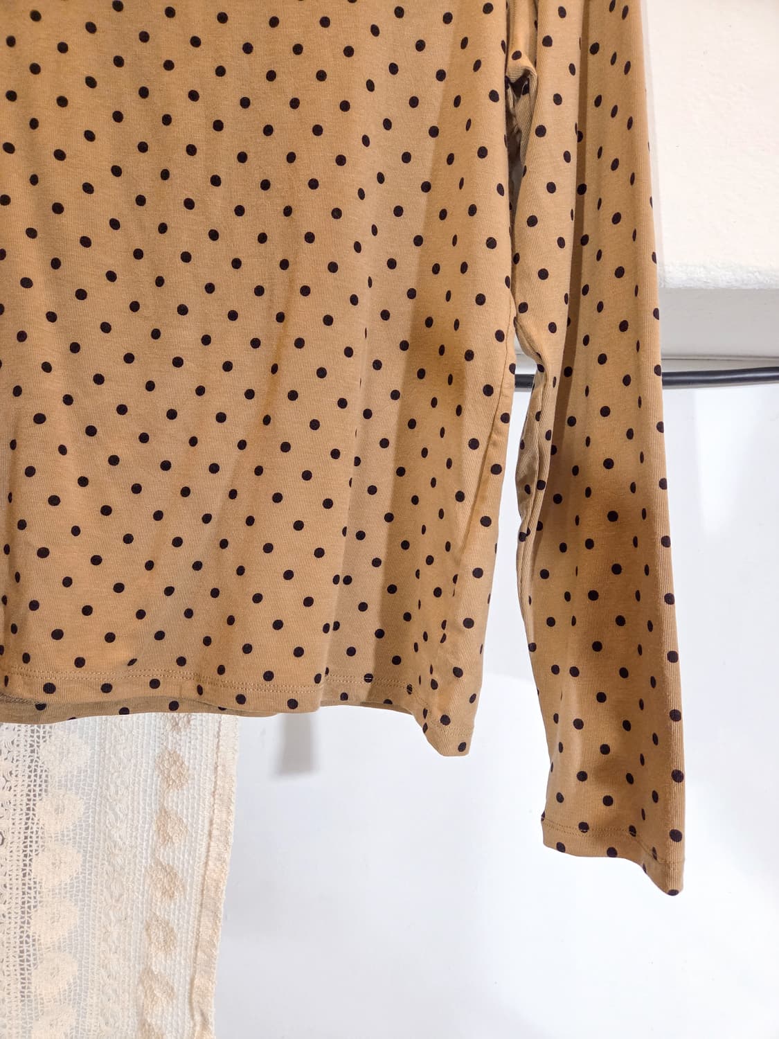 도트 목폴라 슬리브 상품이미지3