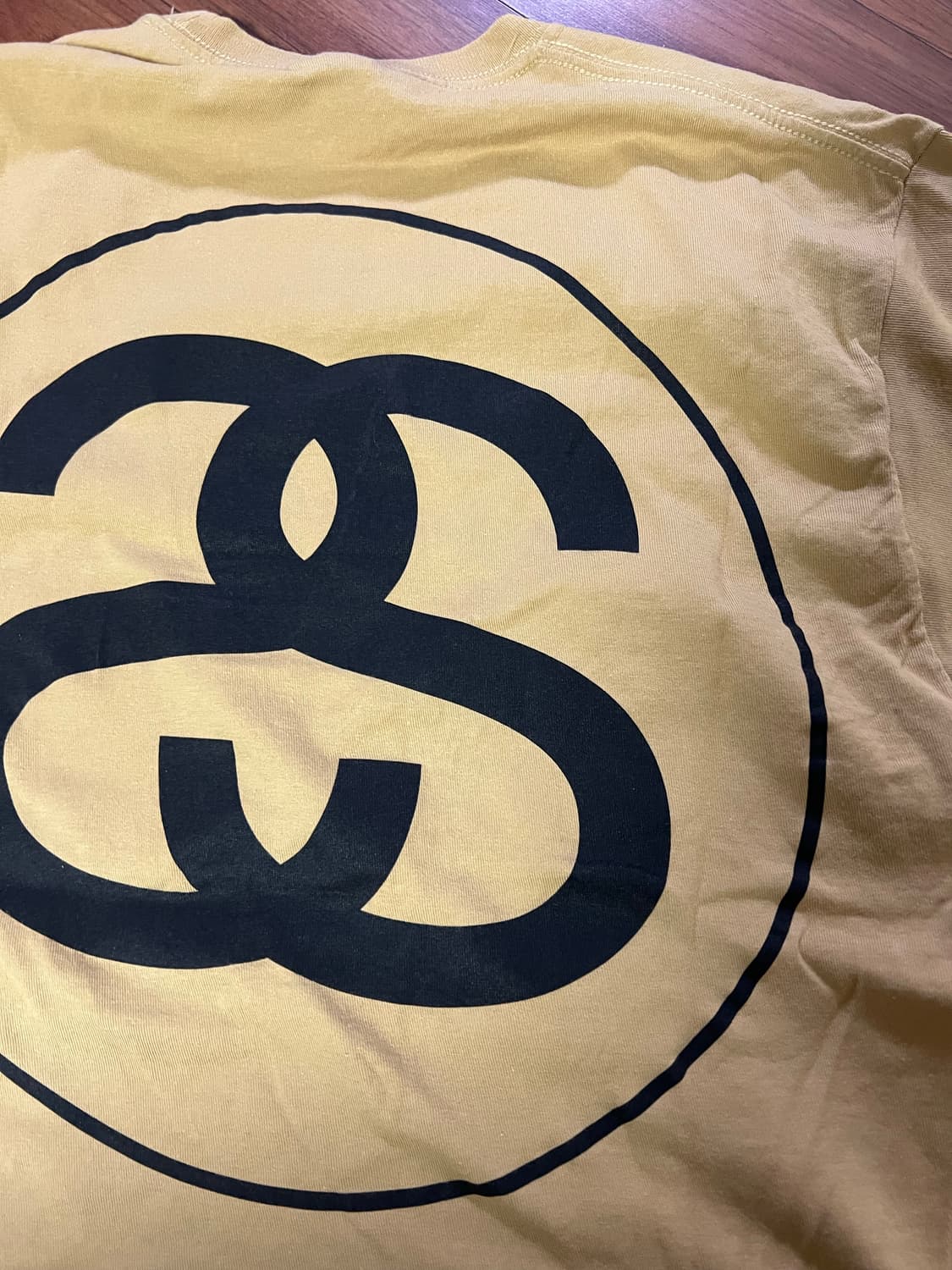 [L] 스투시 빅 링크 티셔츠 카키 상품이미지4