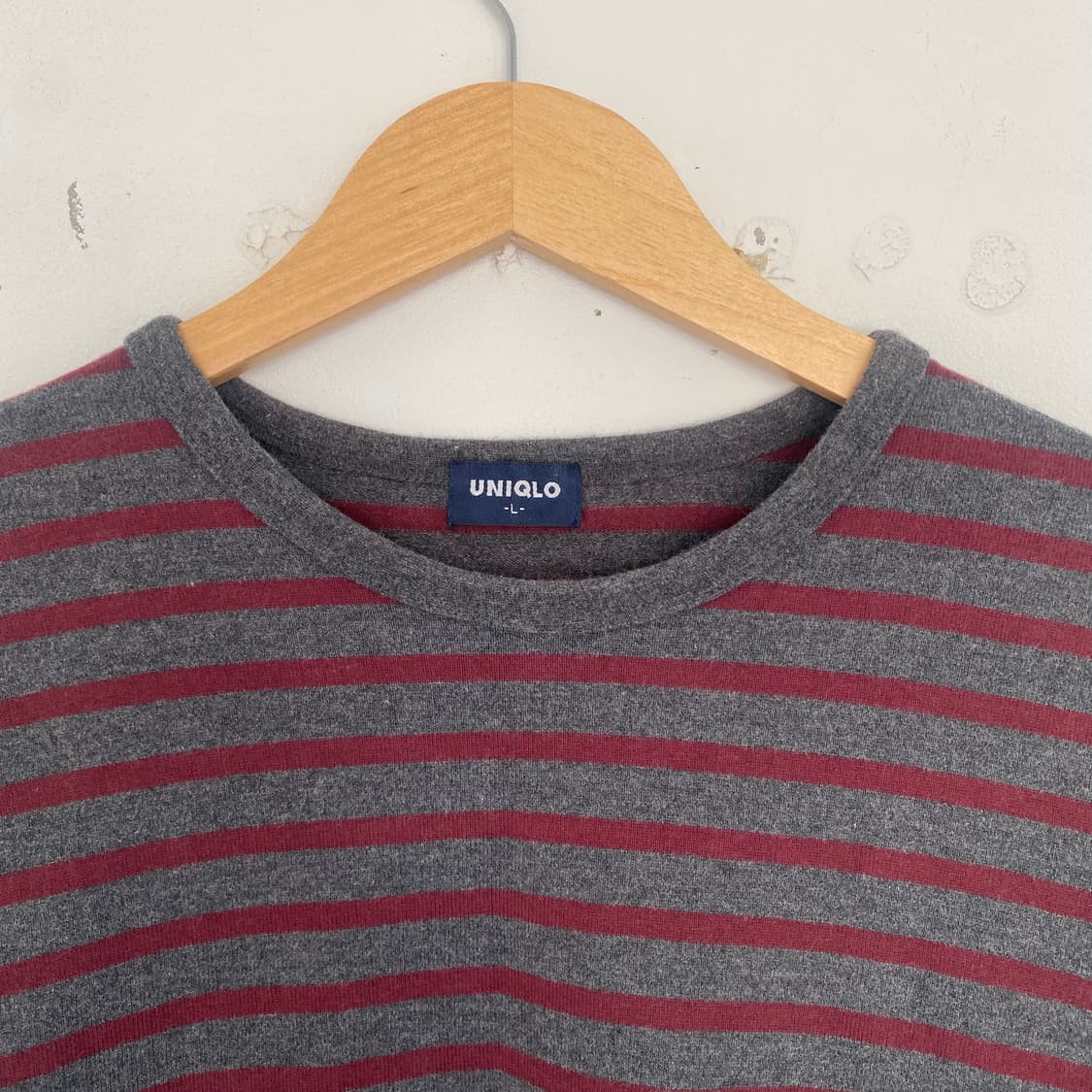 90s유니클로 스트라이프 롱슬리브 상품이미지2
