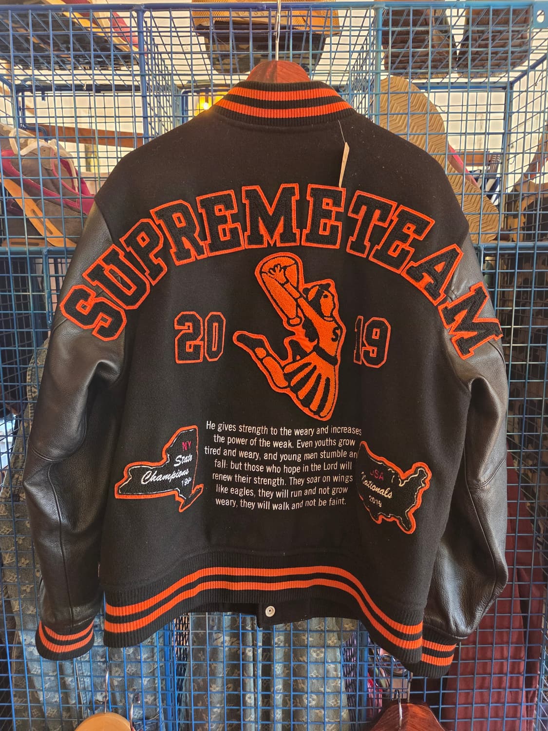 Supreme 19FW varsity Jacket 상품이미지2