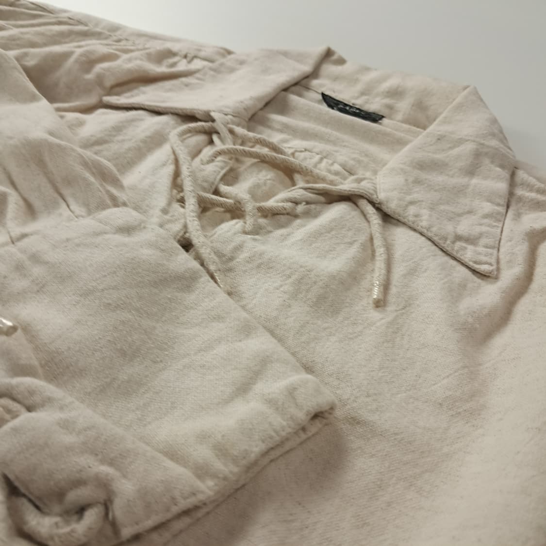 CK985 2XL 베어스 90s 독일판 바바리안 린넨 셔츠 남방 상품이미지4