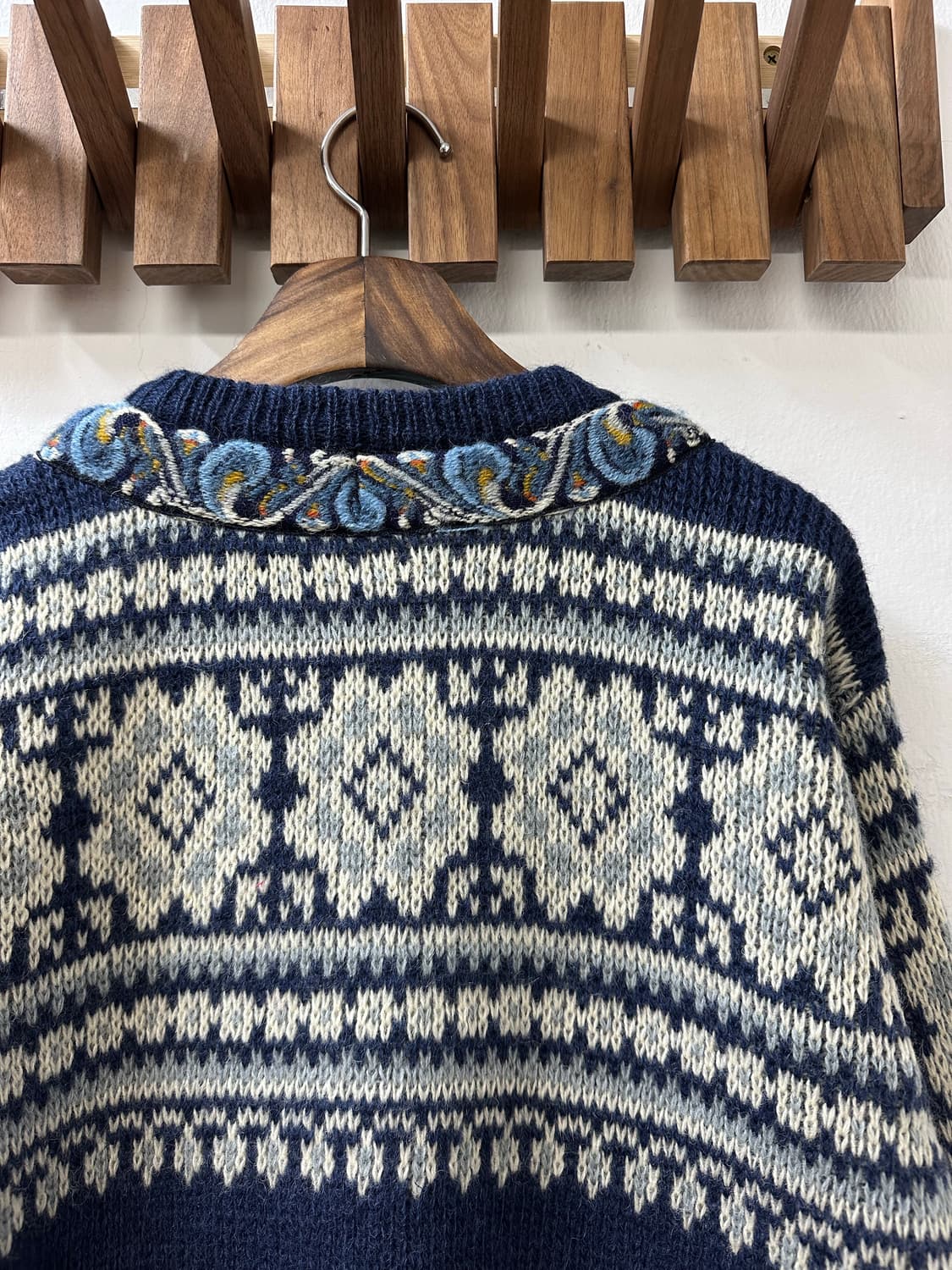 노르웨이 오리지널 Nordstrikk 노르딕 울 버클 스웨터 가디건 니트 상품이미지5