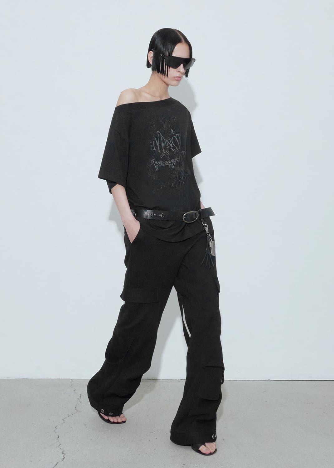 HYPNOTIC BOATNECK T BLACK 상품이미지2