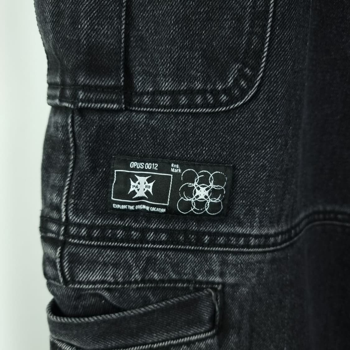 [ 오퍼스 0012 op.09 리퀴드 와이드 카고 데님 팬츠 M19544 상품이미지7