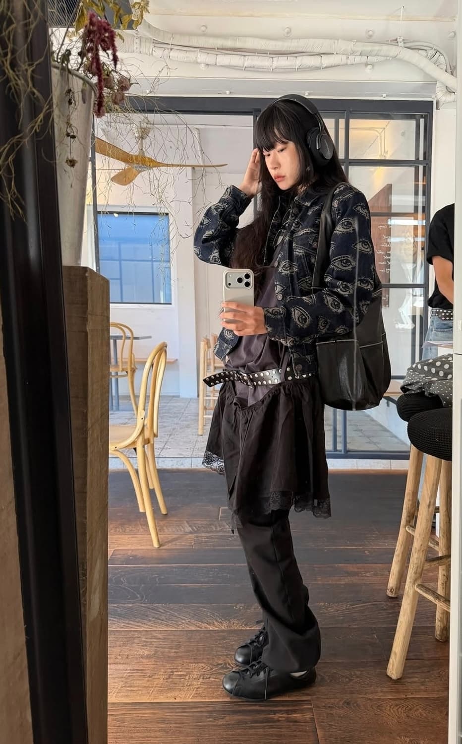 Lcdc 져지 원피스 차콜 LACE TRIM JERSEY DRESS 상품이미지4