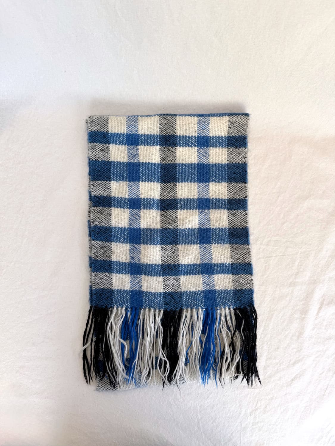 와이드 체크 머플러 상품이미지3