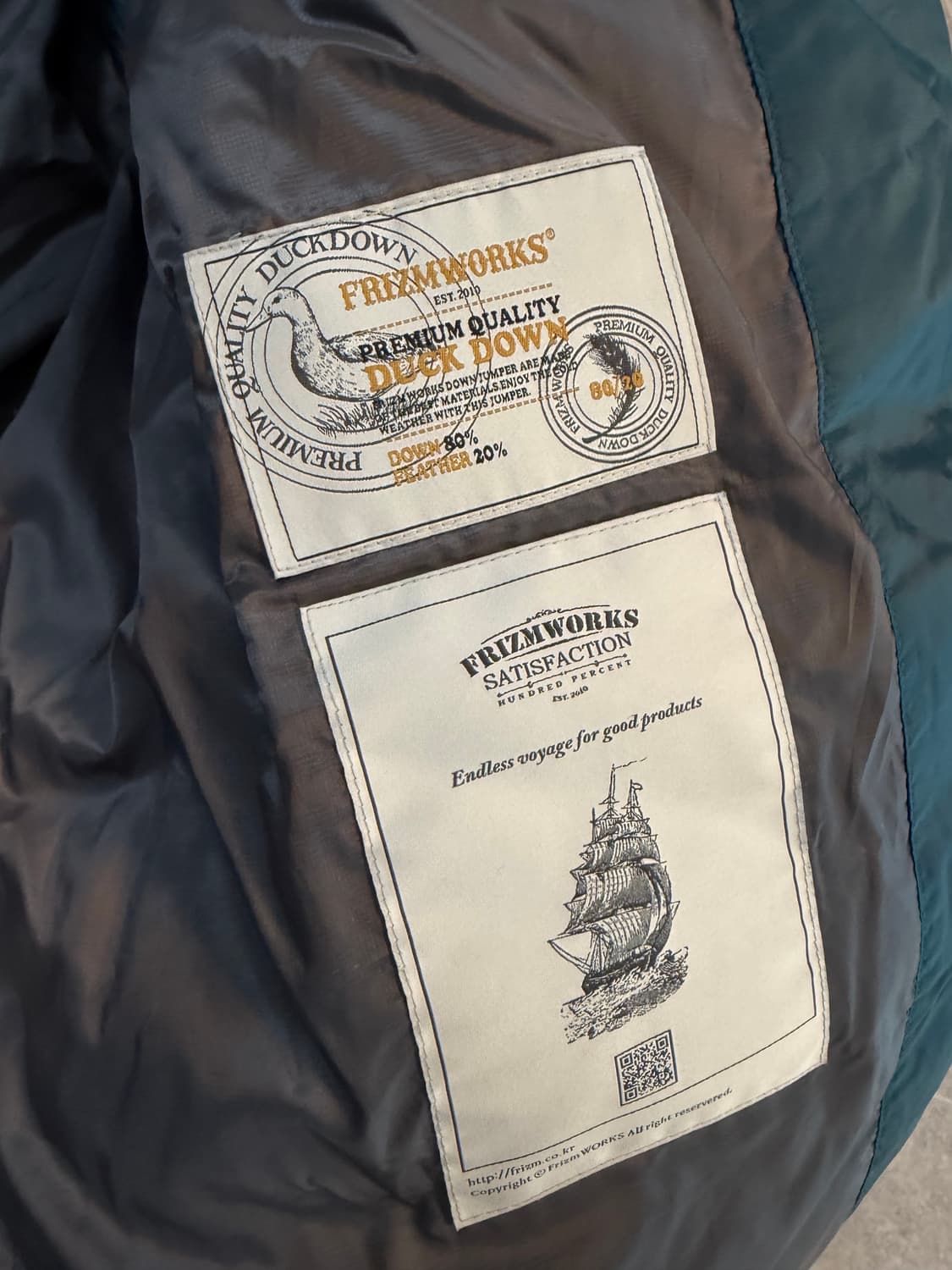 프리즘웍스 알타비아 다운 파카 패딩 상품이미지6