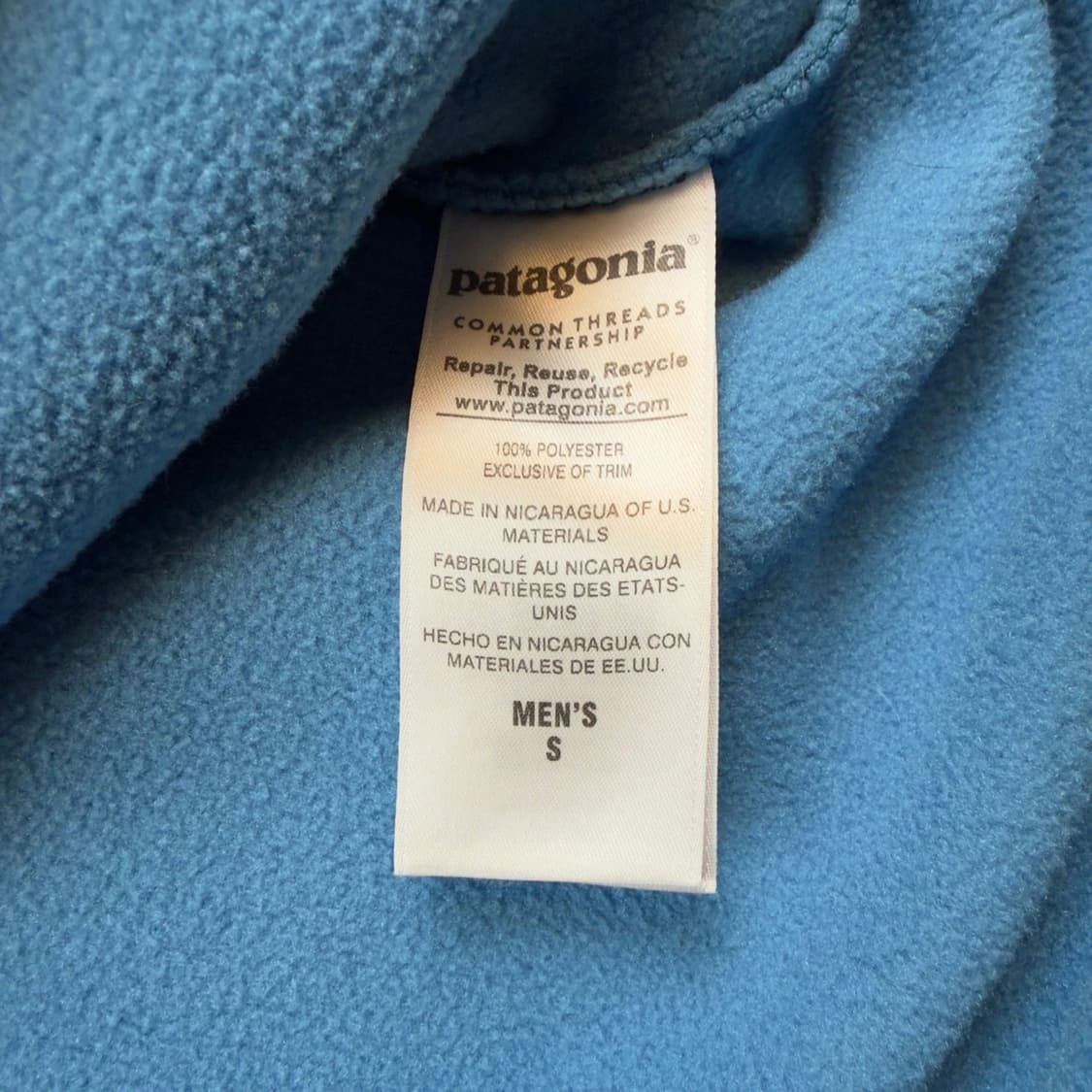 16SS 파타고니아 신칠라 스냅-T 블루/스카이블루/브라운 니카과라 상품이미지4