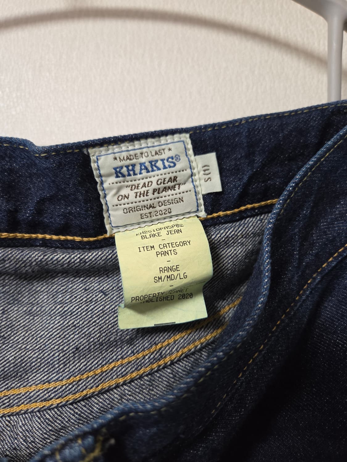 [S]카키스 blake jean one wash 상품이미지3