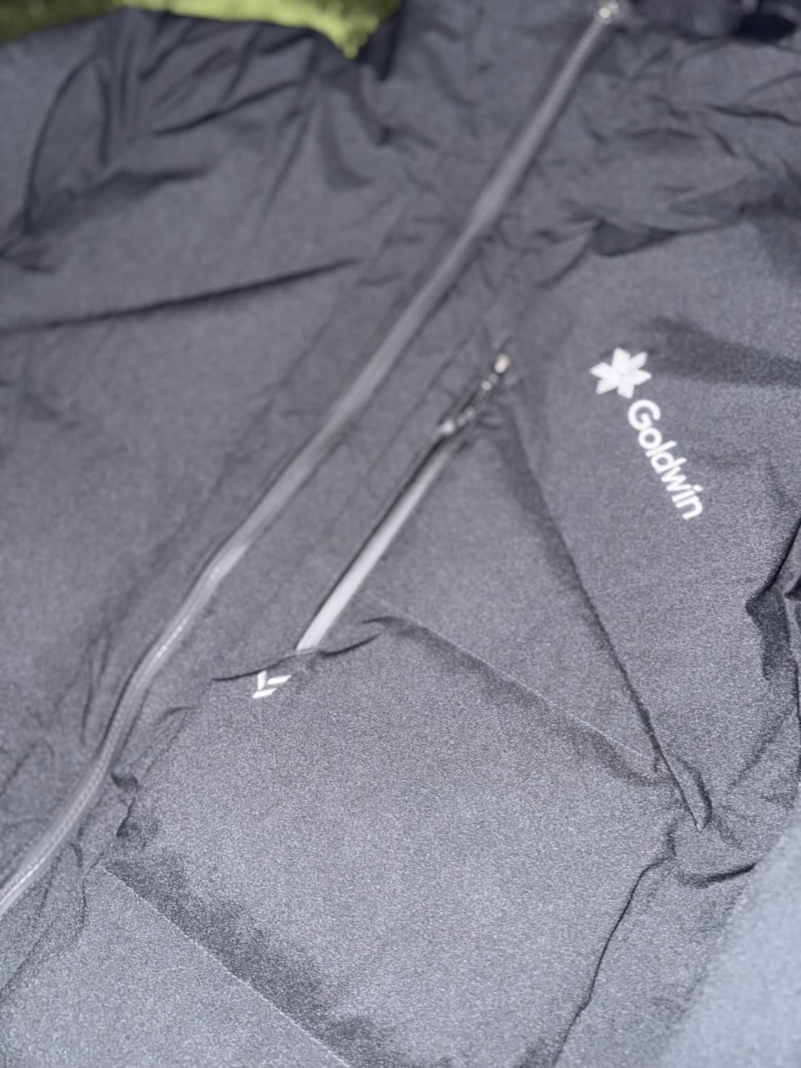 [XXL] Goldwin 골드윈 스키 하이브리드 다운 자켓 패딩 블랙 상품이미지2