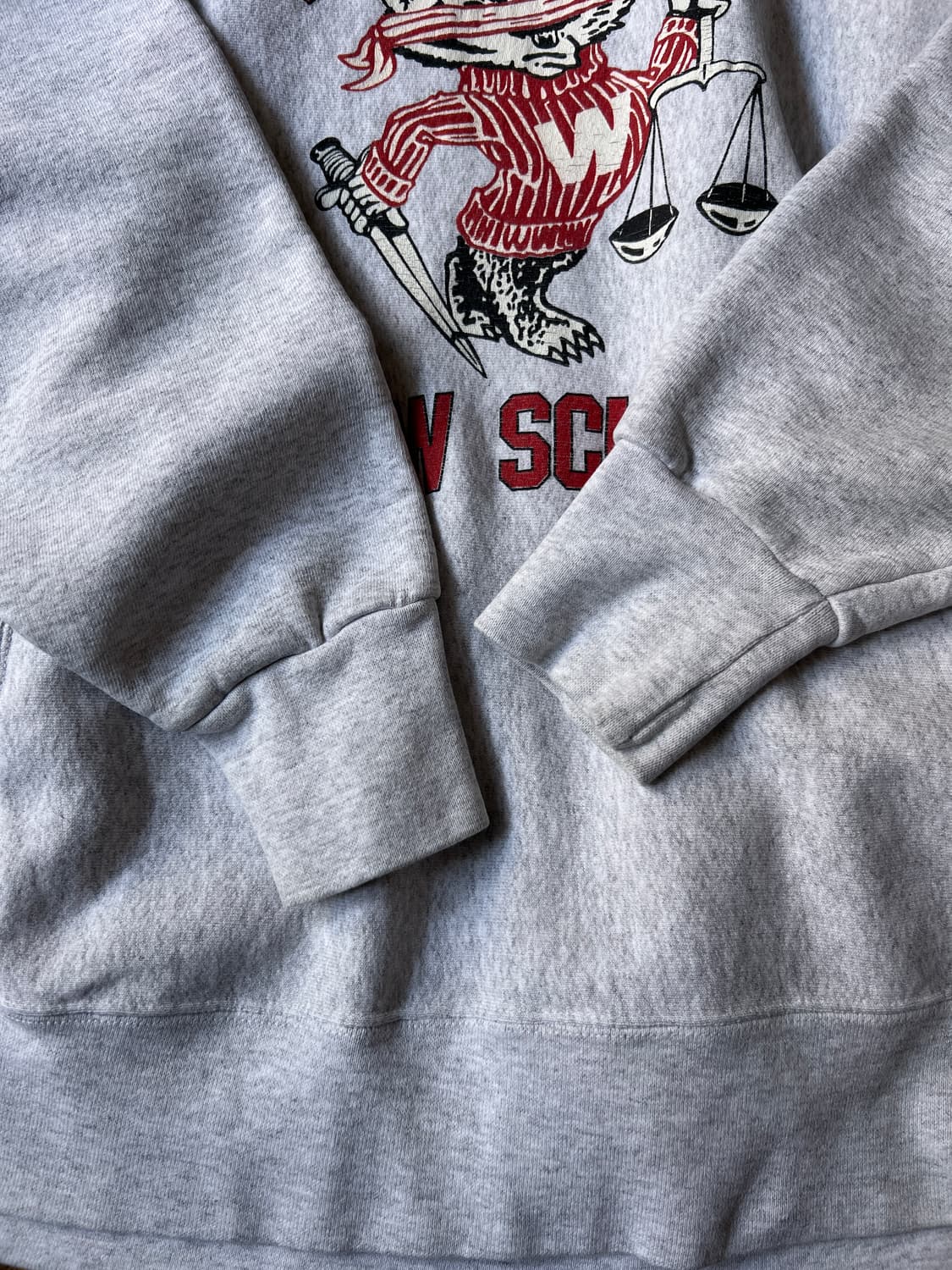 [L]90's Made in USA 위스콘신 리버스위브 스웻셔츠 상품이미지5