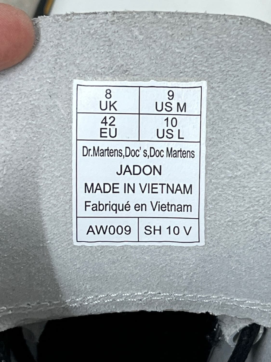 닥터마틴 제이든 화이트 워커 / 270 상품이미지7