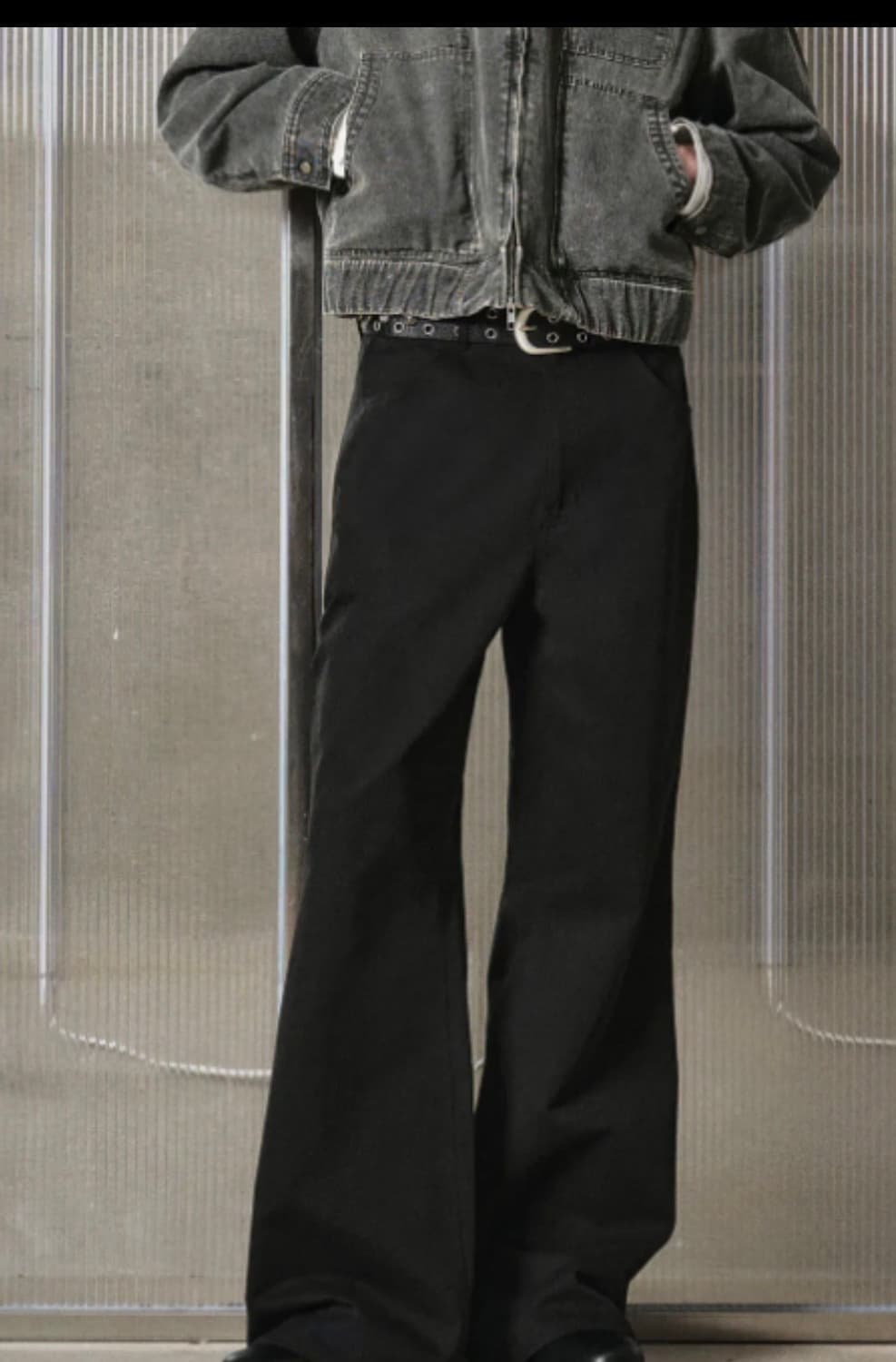 엘무드 스터디 와이드 팬츠 44 구매합니다 상품이미지1