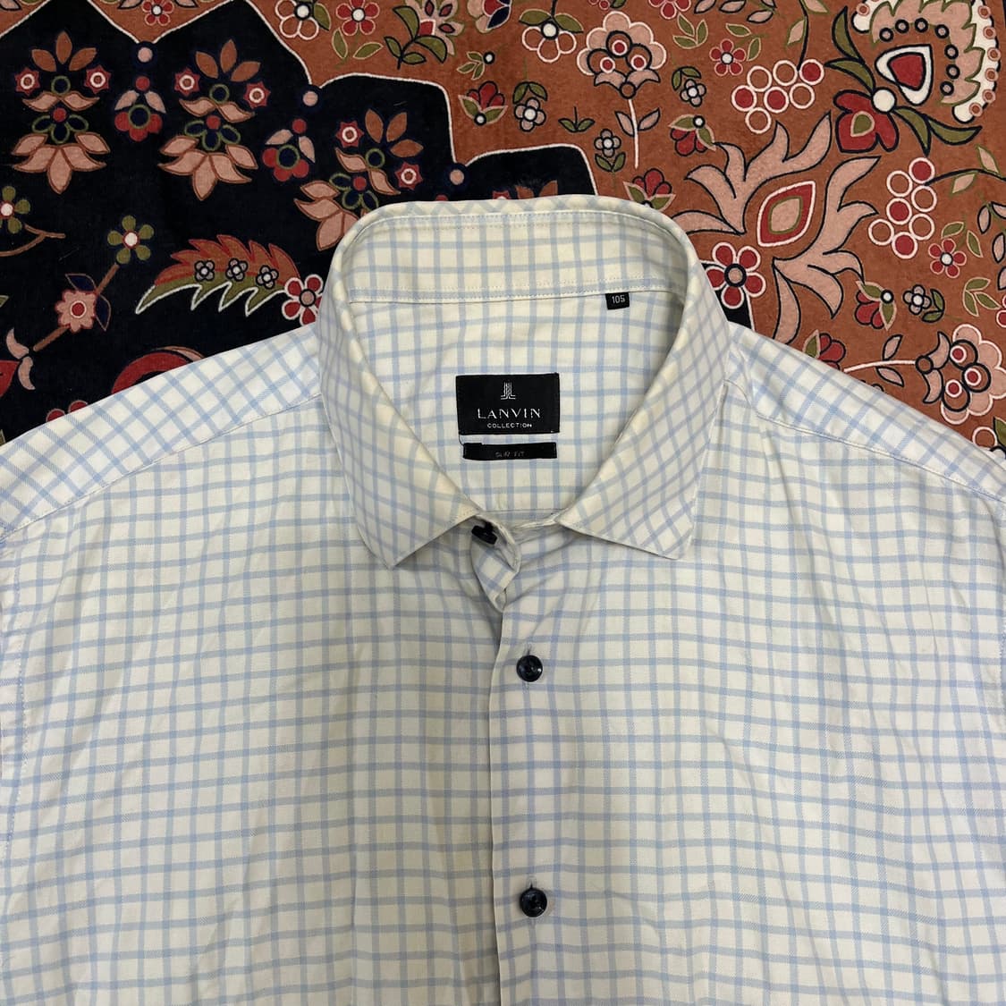 랑방 컬렉션 남성 스탠다드 체크 셔츠 XL/105 상품이미지2